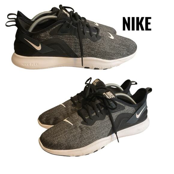 Nike Flex TR 9 Running Training Sneaker Women SZ 12 Black Anthricite AQ7491-002 - Picture 4 of 14